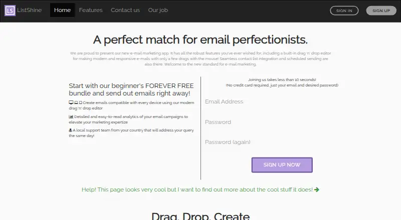 ListShine's own site