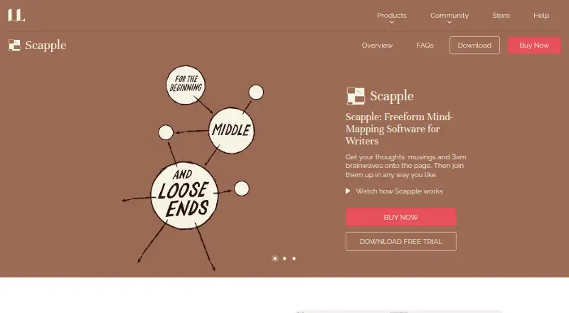 Scapple's own site