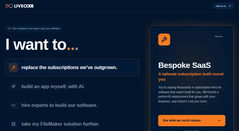LiveCode's own site