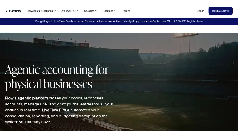 Flow's own site