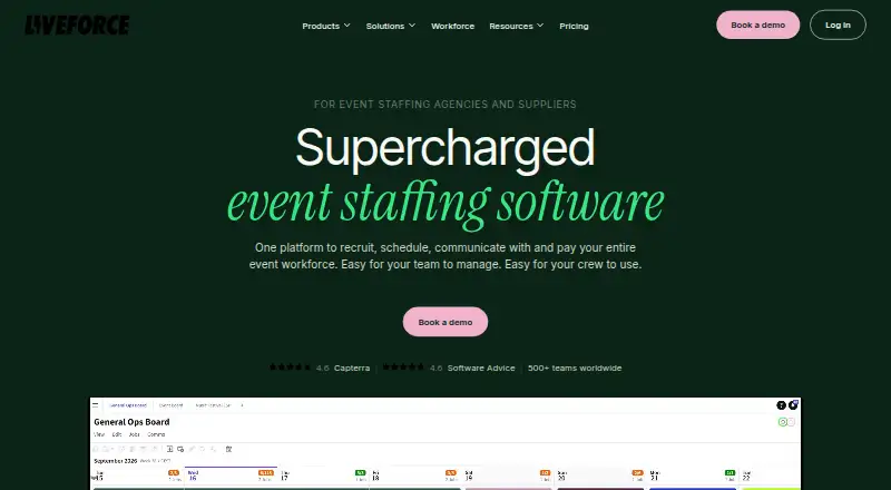 Liveforce's own site