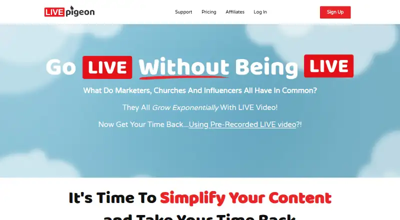 LIVEpigeon's own site