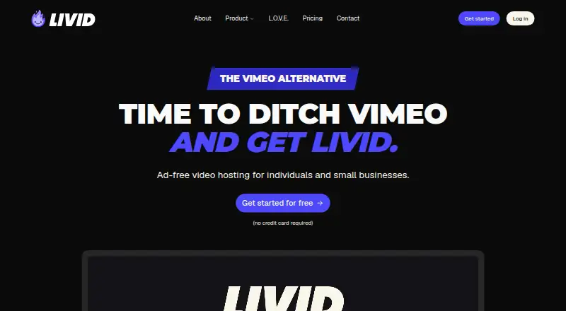 Livid's own site