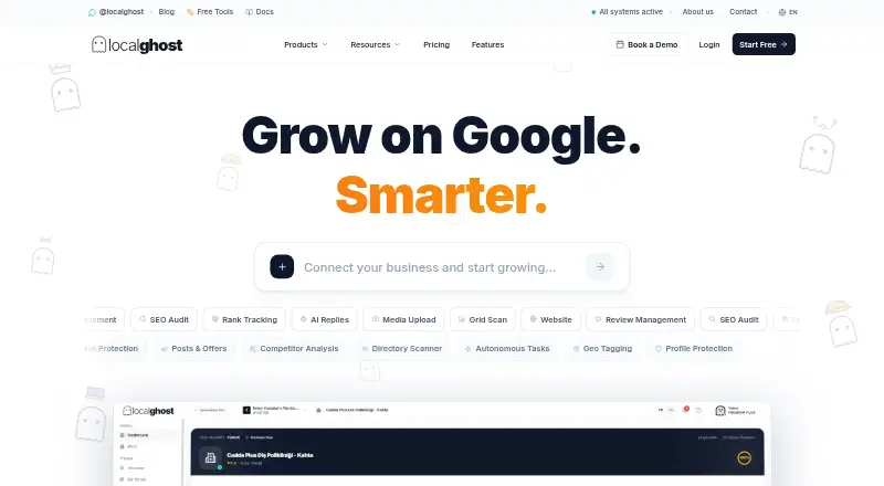 Localghost's own site