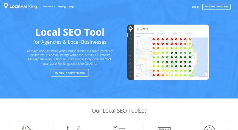 Local Ranking's own site