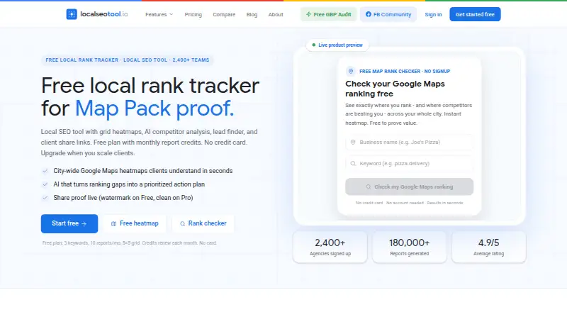 LocalSEOTool.io's own site