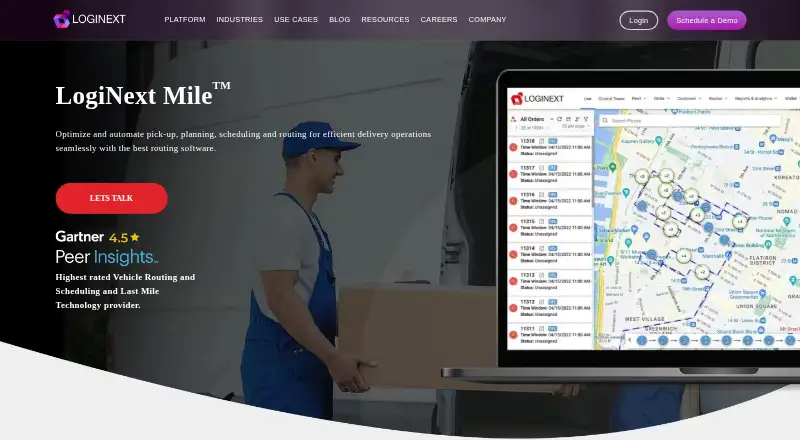LogiNext Mile's own site