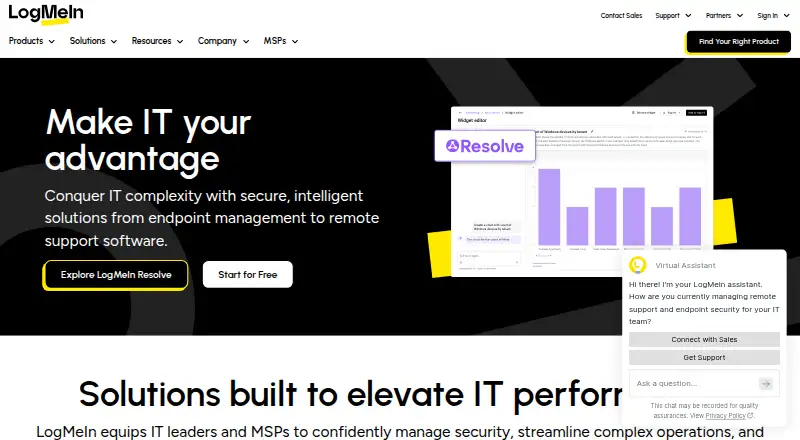 LogMeIn Pro's own site