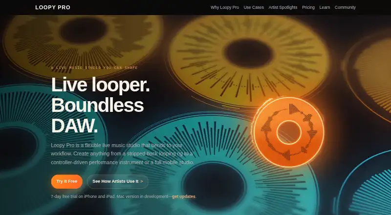 Loopy Pro's own site