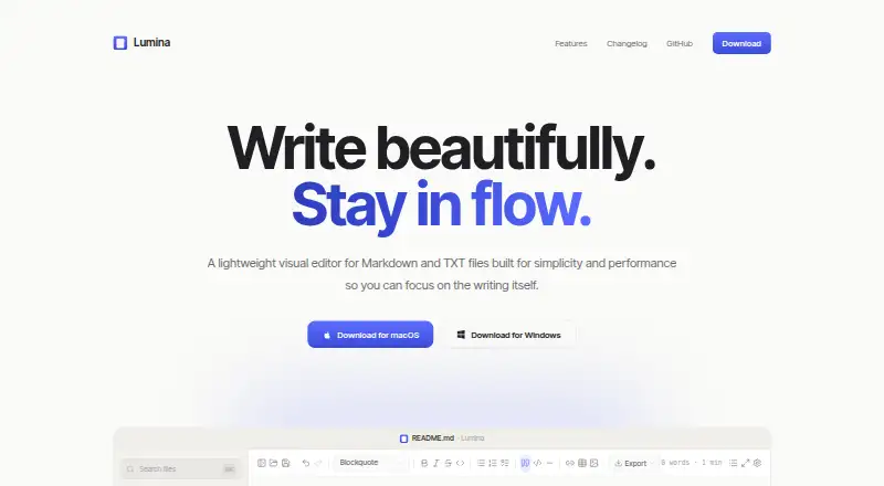 Lumina's own site