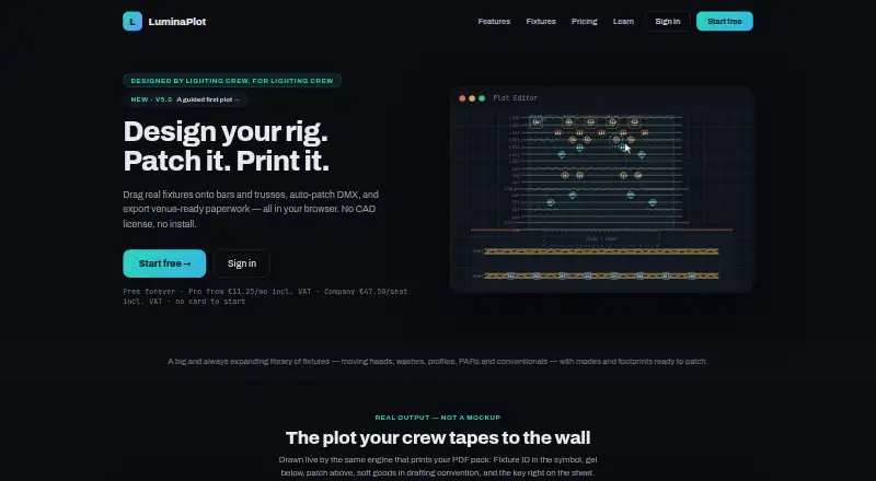 LuminaPlot's own site