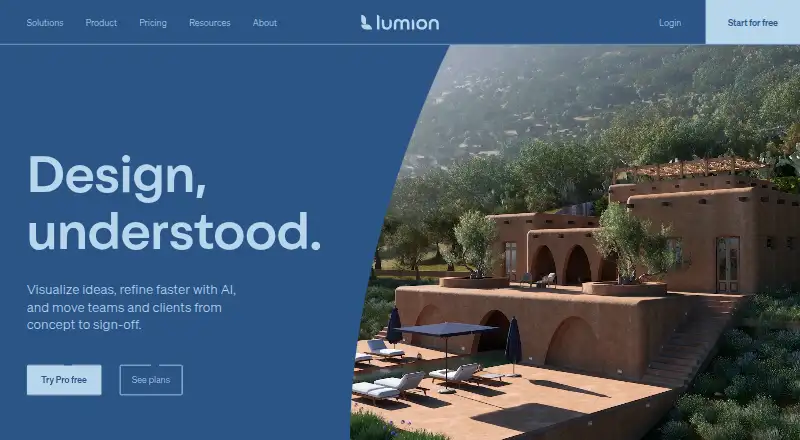 Lumion's own site