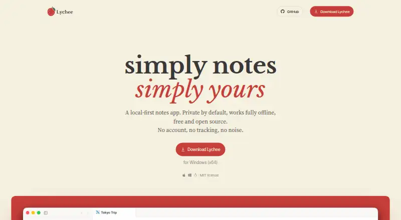 Lychee's own site