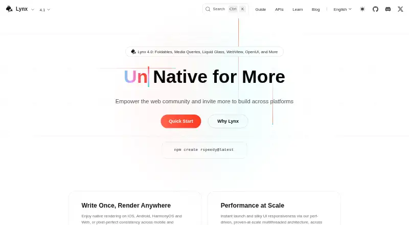 Lynx's own site