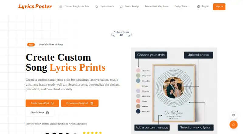 Lyrics Poster's own site