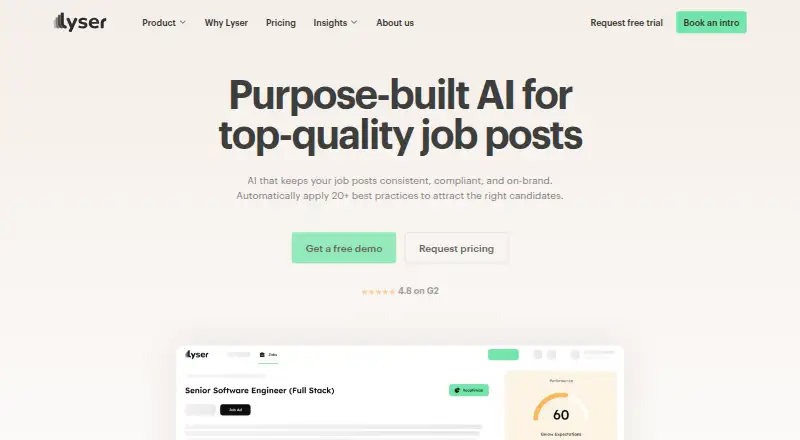 Lyser's own site