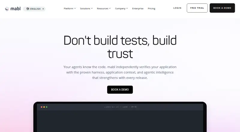 mabl's own site