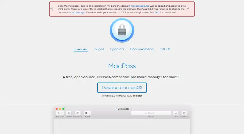 MacPass's own site