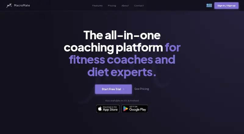 MacroMate's own site