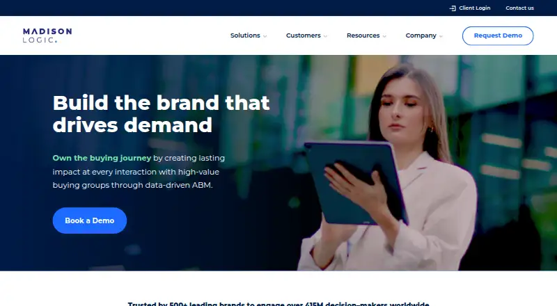 Madison Logic ActivateABM's own site