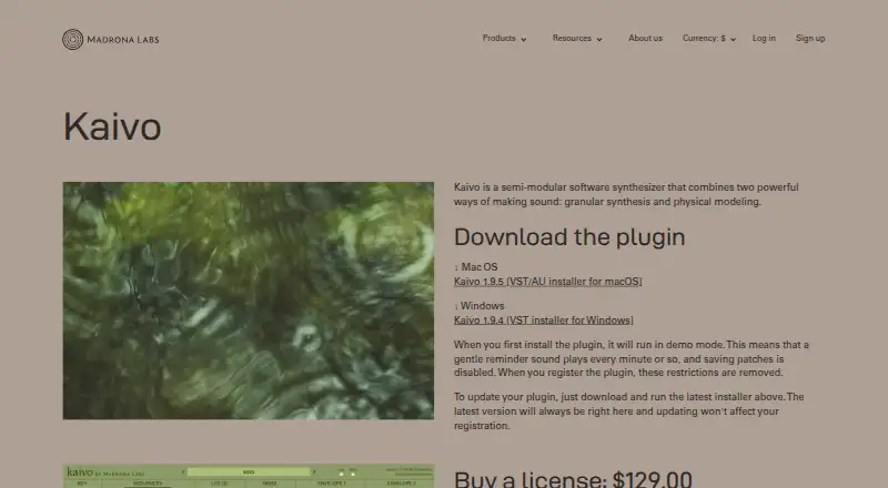 Kaivo's own site