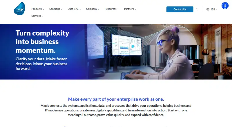 Magic xpa Application Platform's own site