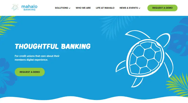 Mahalo Banking's own site
