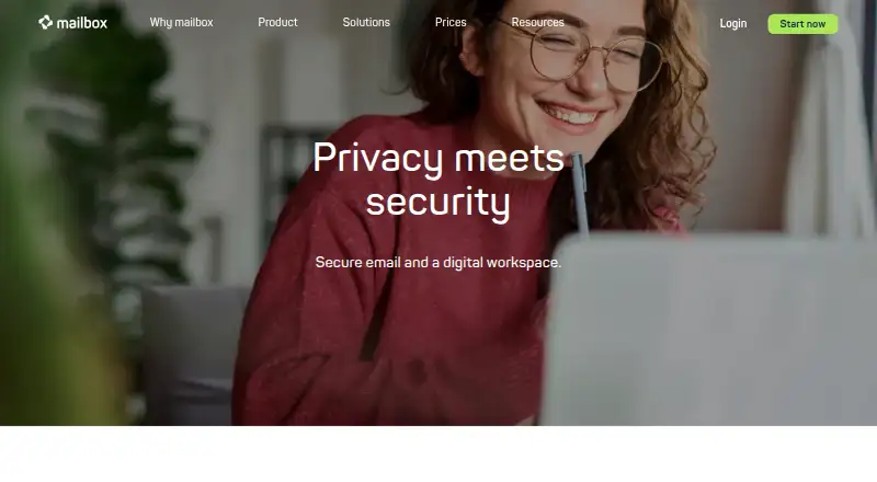 The mailbox homepage