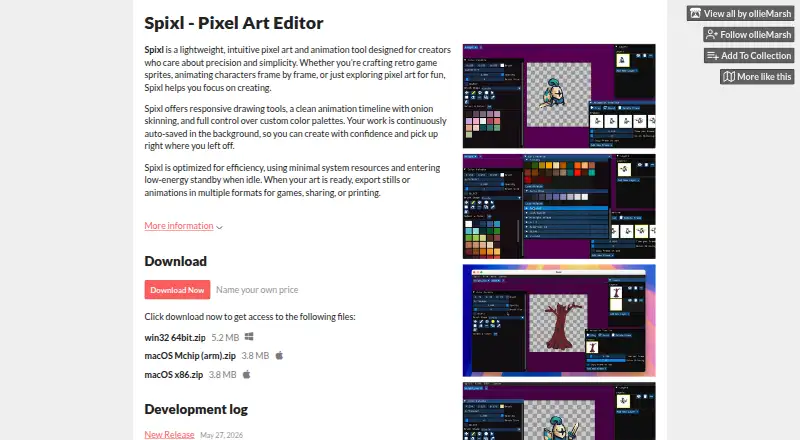 Spixl's own site