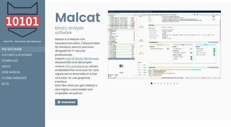 Malcat's own site