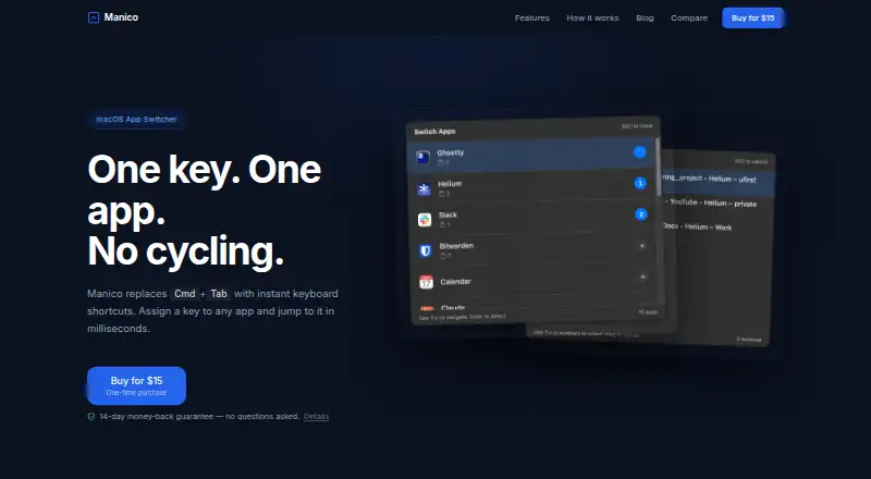 Manico's own site