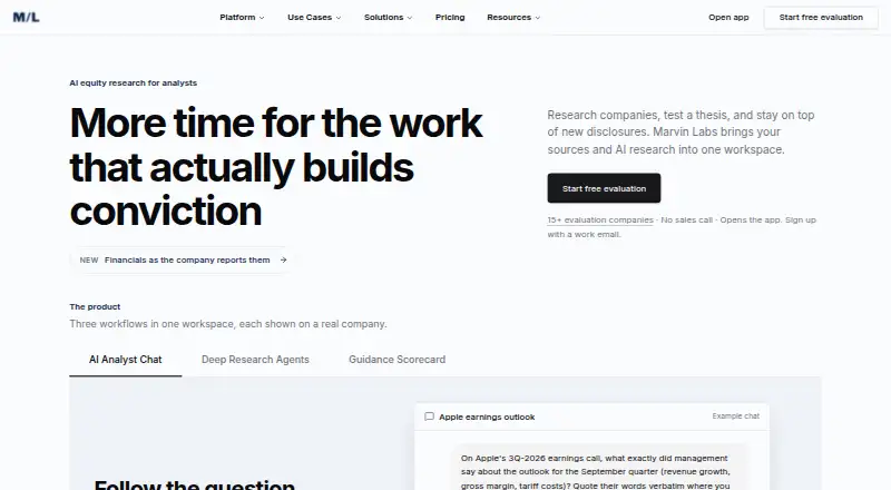 Marvin Labs's own site