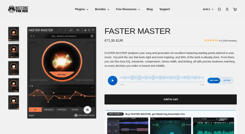 FASTER MASTER's own site