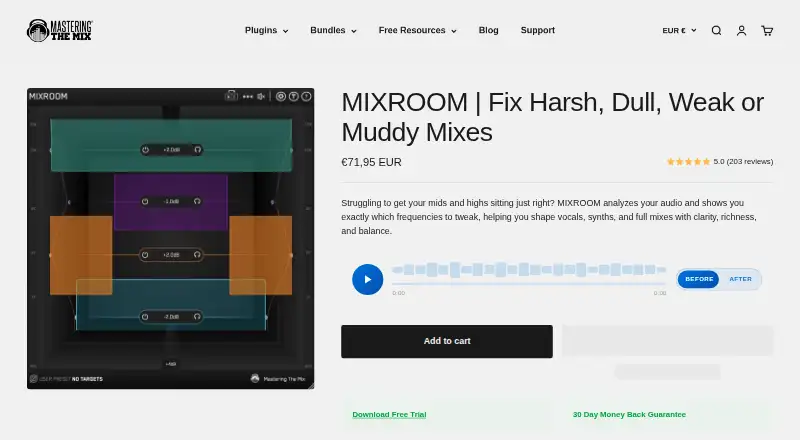 MIXROOM's own site