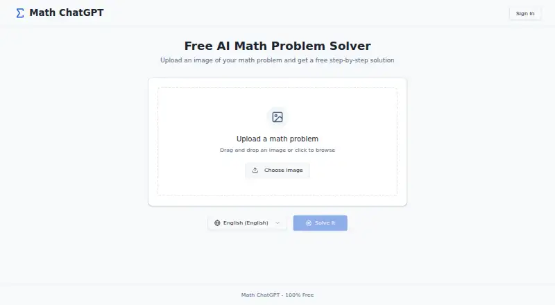 Math ChatGPT's own site