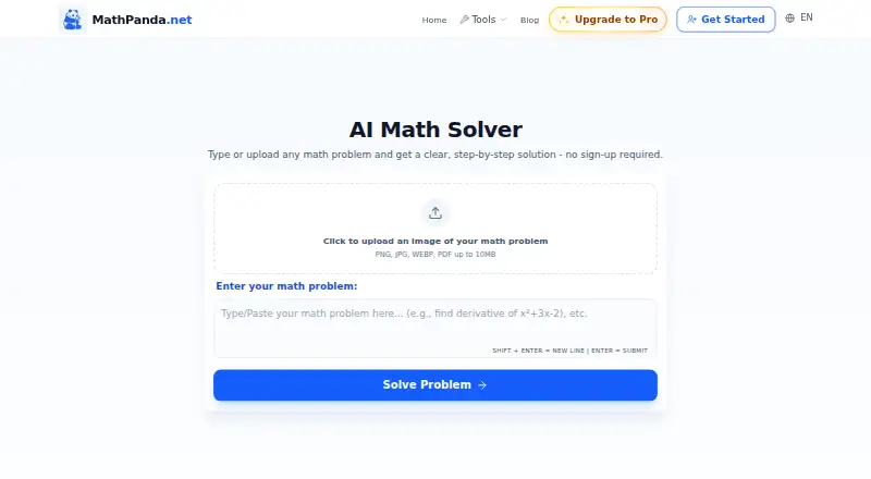 MathPanda's own site