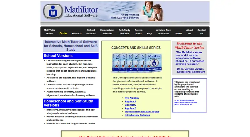 MathTutor's own site