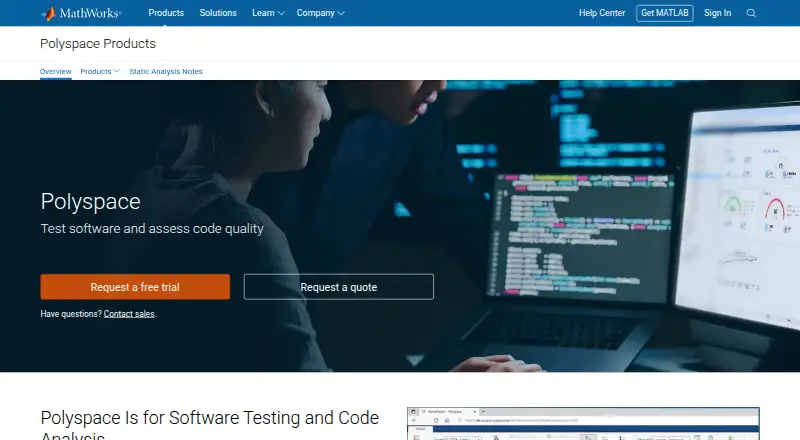Polyspace's own site