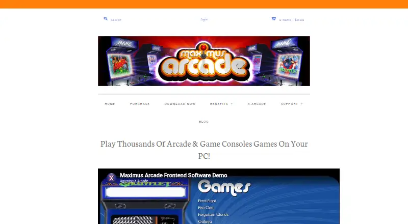 Maximus Arcade's own site