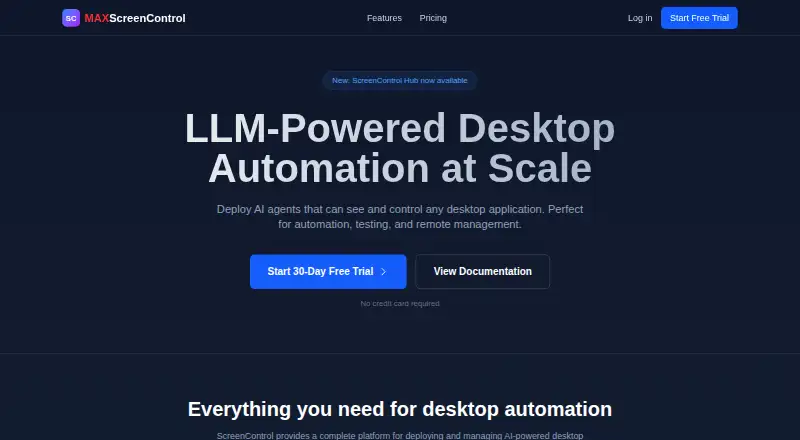 MAX ScreenControl's own site