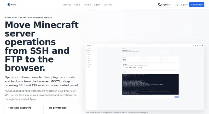 MCCTL's own site