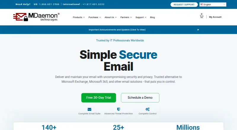 MDaemon Messaging Server's own site