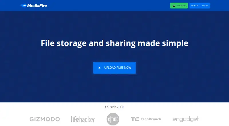 MediaFire's own site