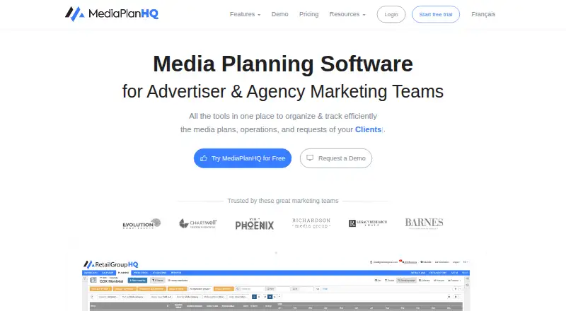MediaPlanHQ's own site