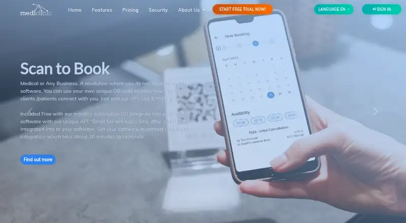 Mediclinic Software's own site