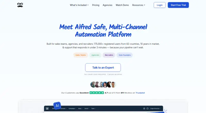Meet Alfred's own site
