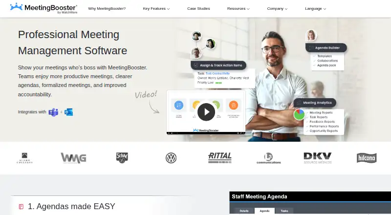 MeetingBooster's own site