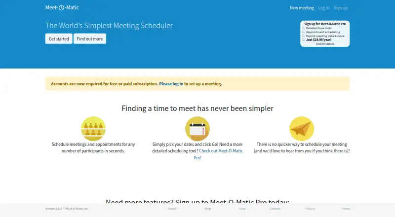 Meet-O-Matic's own site