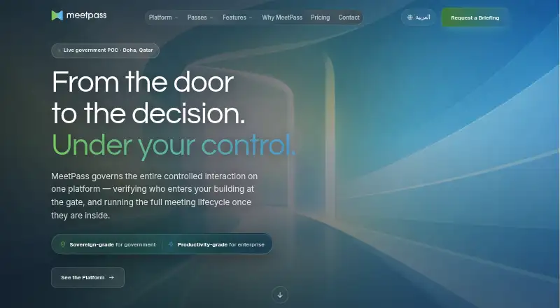 MeetPass's own site