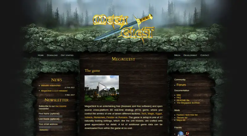 MegaGlest's own site